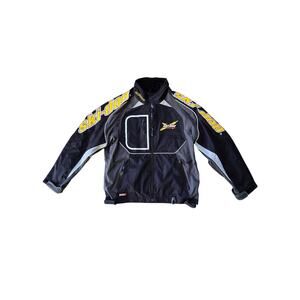 Ski-Doo Team BRP Snowmobile Racing Winter Jacket Size Men's Medium Black/Yellow